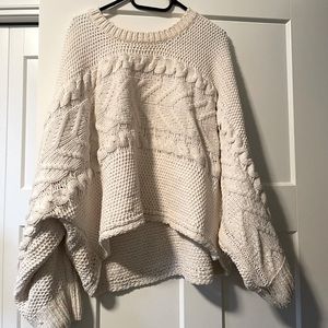 Garage white sweater